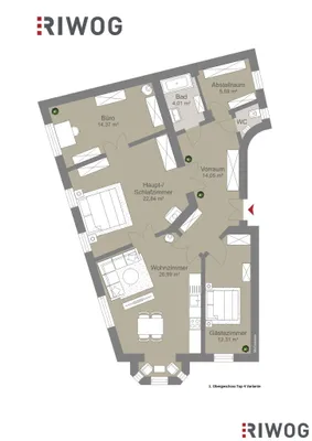 3-Zimmer-Wohnung kaufen in Wien – 101,38 m², € 479.000 – Bild 16 von 16
