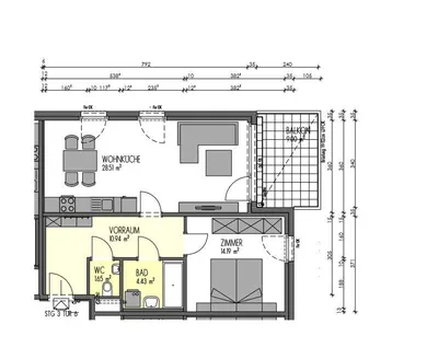 2-Zimmer-Wohnung mieten in Wien – 60 m², € 1.190 – Bild 14 von 14