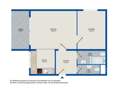 2-Zimmer-Wohnung kaufen in Eisenstadt – 50 m², € 168.000 – Bild 11 von 11
