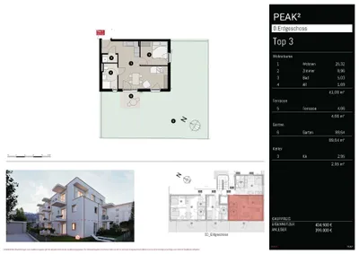 2-Zimmer-Wohnung kaufen in Innsbruck – 41 m², € 434.900