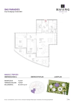 3-Zimmer-Wohnung mieten in Graz – 75,7 m², € 1.070 – Bild 4 von 4