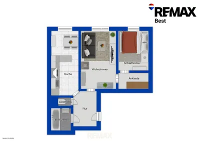 2-Zimmer-Wohnung kaufen in Wien – 57 m², € 225.000 – Bild 14 von 14