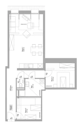 2-Zimmer-Wohnung mieten in Graz – 70,93 m², € 899 – Bild 2 von 6