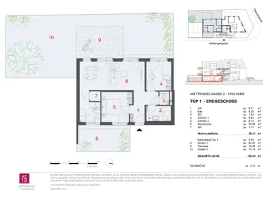 3-Zimmer-Wohnung mieten in Wien – 58,46 m², € 1.450 – Bild 19 von 20