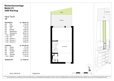5-Zimmer-Haus kaufen in Tulln – 103,75 m², € 550.000 – Bild 29 von 30