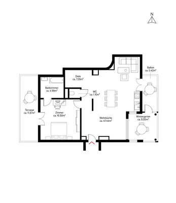 2-Zimmer-Wohnung kaufen in Wien – 67 m², € 599.000 – Bild 10 von 10