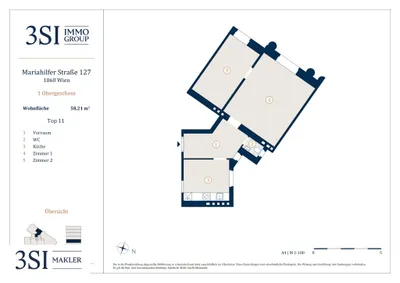 2-Zimmer-Wohnung kaufen in Wien – 58,21 m², € 260.000 – Bild 9 von 9