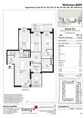 4-Zimmer-Wohnung mieten in Graz – 101,58 m², € 1.290 – Bild 22 von 22