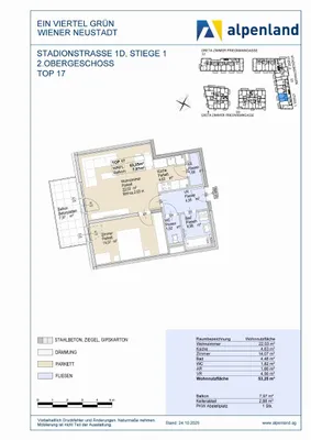 2-Zimmer-Wohnung mieten in Wiener Neustadt – 53,25 m², € 702 – Bild 7 von 7