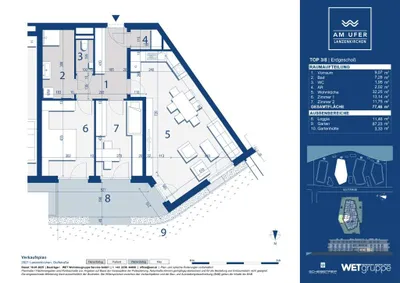 3-Zimmer-Wohnung kaufen in Wiener Neustadt Land – 77,46 m², € 387.600 – Bild 8 von 8