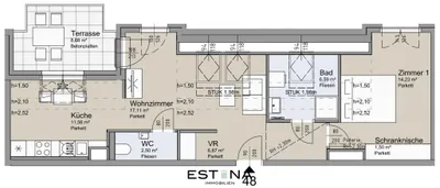 2-Zimmer-Wohnung kaufen in Wien – 60,3 m², € 467.200 – Bild 23 von 23
