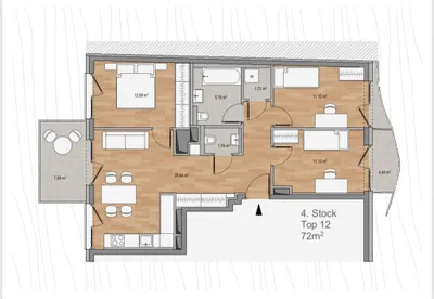 4-Zimmer-Wohnung mieten in Wien – 72 m², € 1.712 – Bild 22 von 22