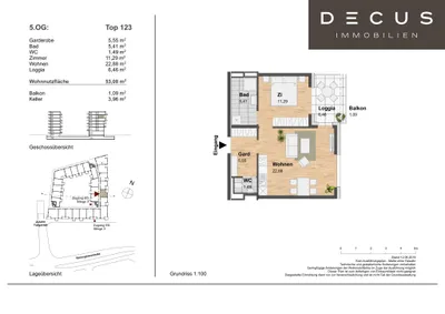 2-Zimmer-Wohnung mieten in Graz – 53,08 m², € 818 – Bild 14 von 14