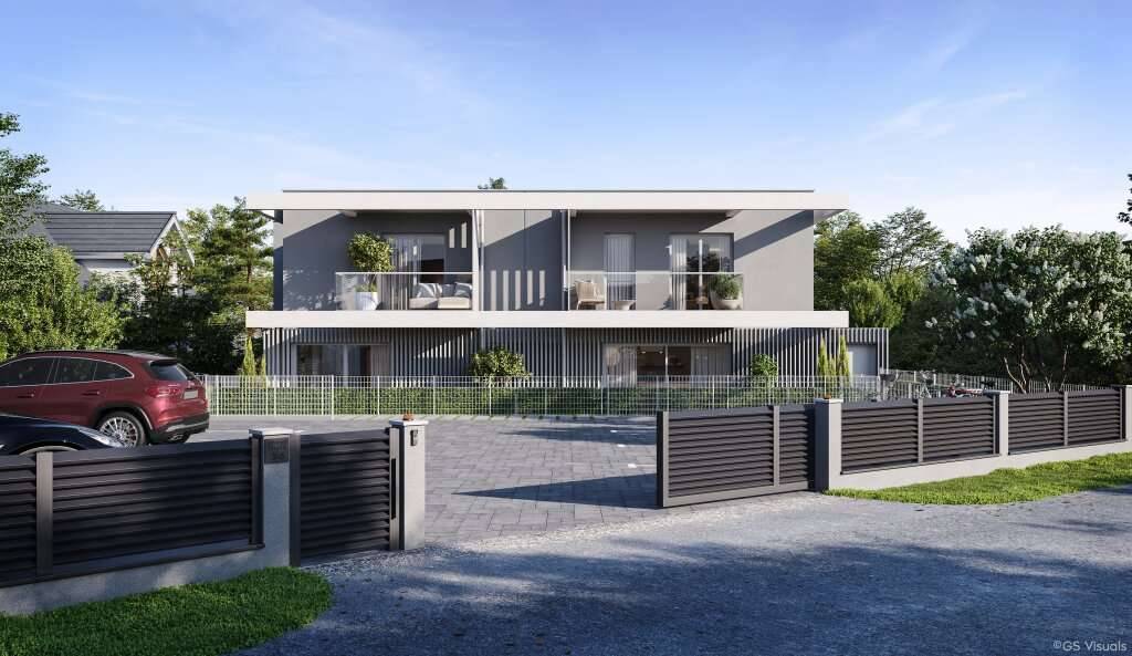 NAHE WIEN - Baugrundstück mit fertigem Projekt für 4 Einfamilienhäuser auf ca. 1.000 m² Grundstück – pohled 3