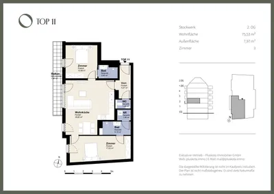 3-Zimmer-Wohnung kaufen in Wien – 75,53 m², € 490.000 – Bild 6 von 6
