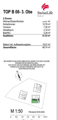 2-Zimmer-Wohnung kaufen in Salzburg Stadt – 52 m², € 454.800 – Bild 7 von 7