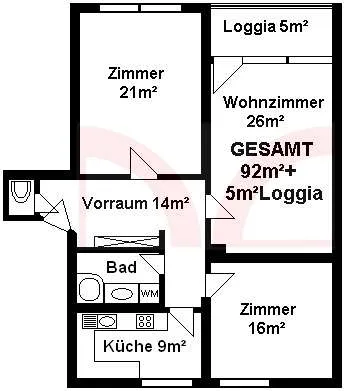 3-Zimmer-Wohnung mieten in Mödling – 92 m², € 1.090 – Bild 13 von 13