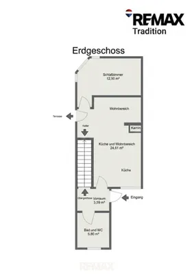 3-Zimmer-Haus kaufen in Leoben – 77 m², € 239.000 – Bild 14 von 15