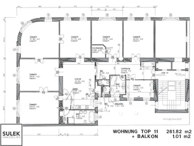 7-Zimmer-Gewerbeimmobilie mieten in Wien – 261 m², € 4.509 – Bild 39 von 39