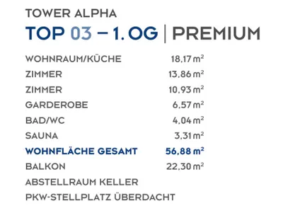 3-Zimmer-Wohnung kaufen in Liezen – 56,88 m², € 816.360 – Bild 5 von 6