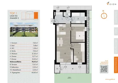 3-Zimmer-Wohnung kaufen in Weiz – 70,1 m², € 280.000 – Bild 14 von 14