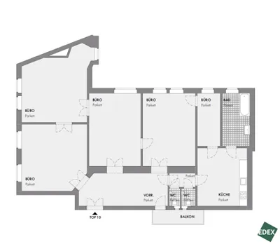 5-Zimmer-Gewerbeimmobilie mieten in Wien – 154 m², € 3.844 – Bild 13 von 13