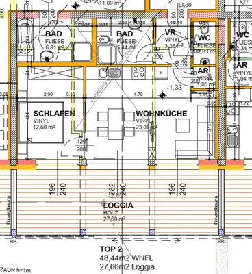 Wohnung kaufen in Ried im Innkreis – 48,44 m² – Bild 5 von 5