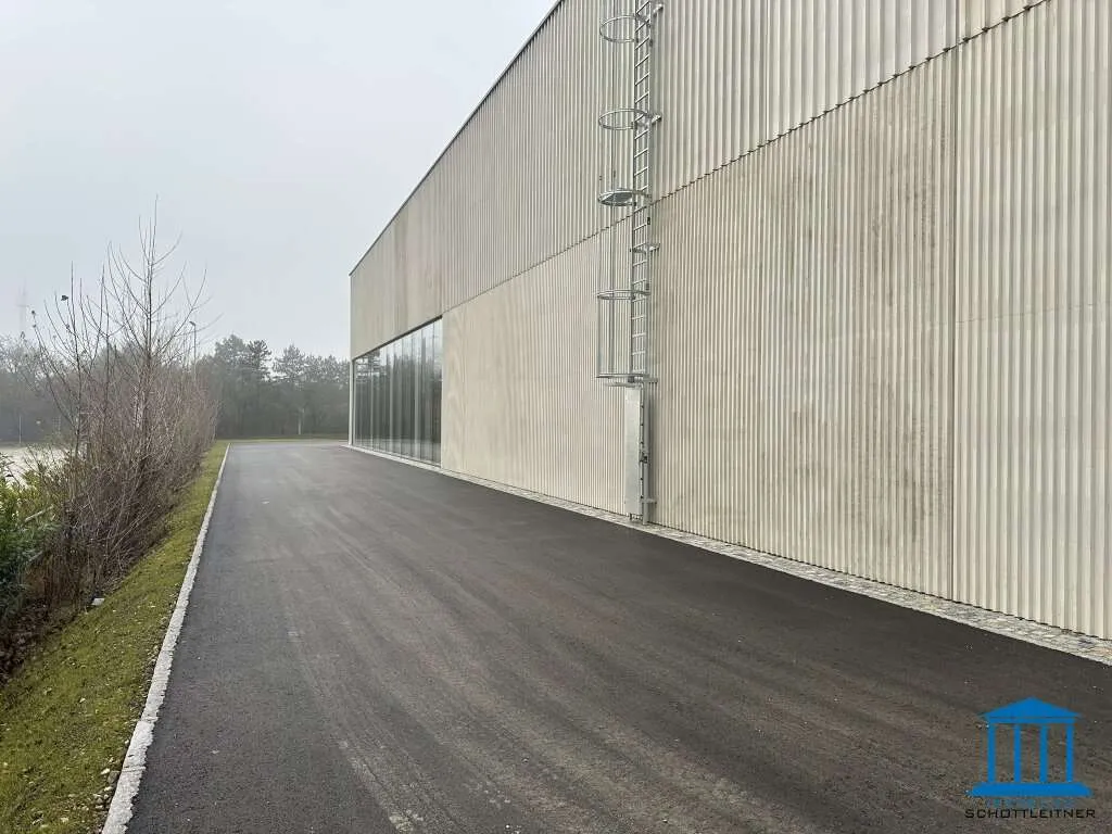 Moderne NEUBAU-Halle(n) mit Kran-Option - optional auch z.B. nur 500 m² anmietbar! - Ansicht 2