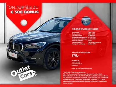 BMW X1 sDrive 16d Sport Line AHK+LED+NAVI+LEDER+TEMP