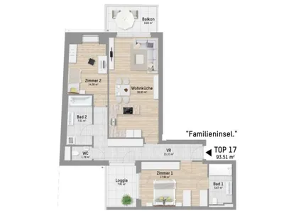 3-Zimmer-Wohnung kaufen in Wien – 93,19 m², € 599.900 – Bild 11 von 11