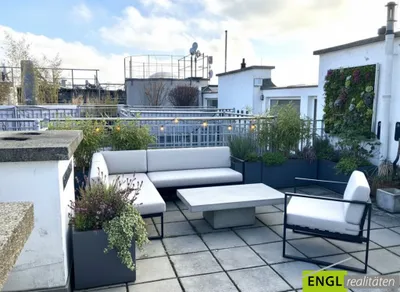 Beste Adresse! Helle Maisonette Wohnung mit Balkon, Wintergarten und Terrasse mit Blick zum Stephansdom – Bild 3
