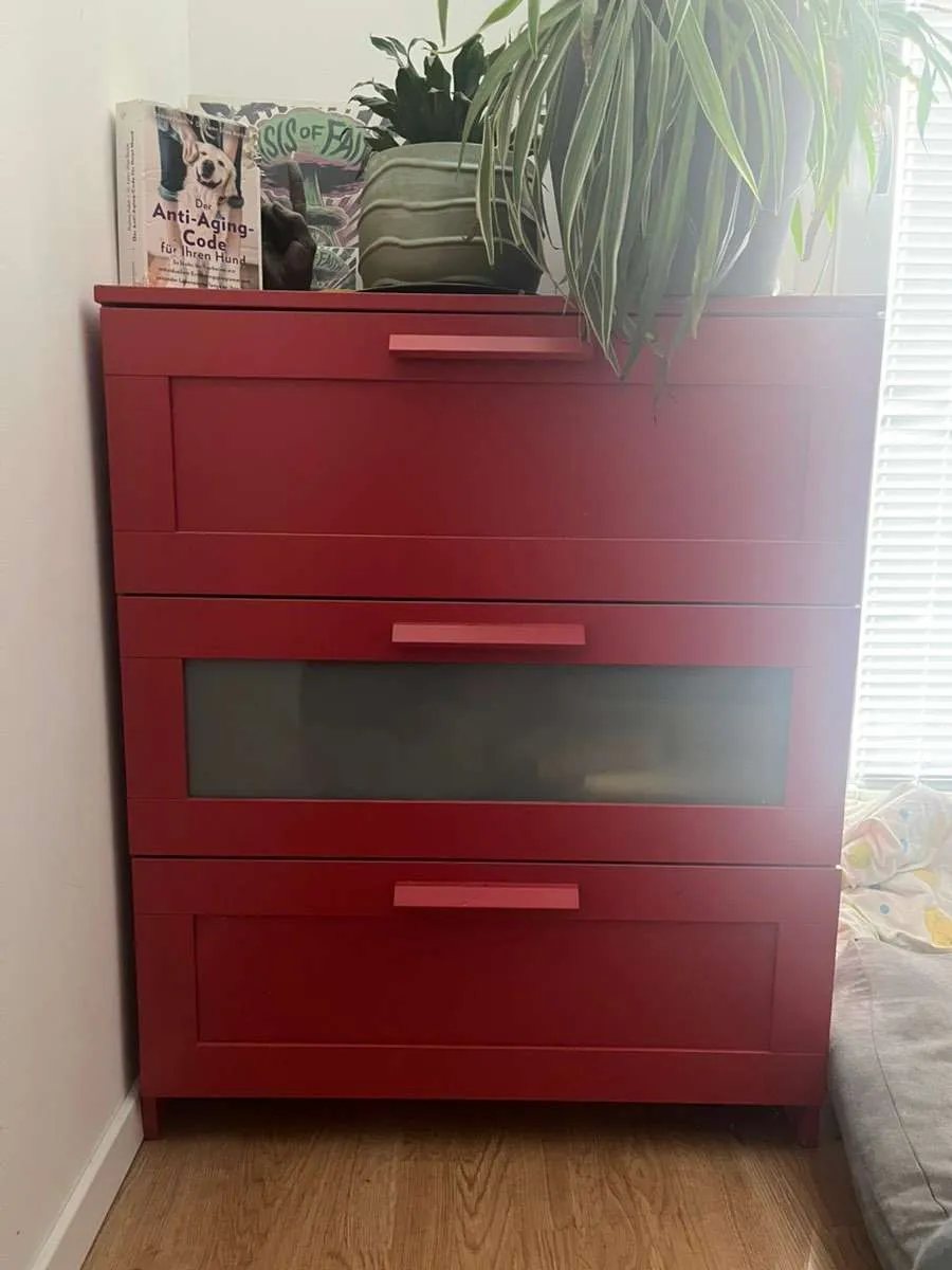 Ikea Kommode rot, € 20,- (1140 Wien)