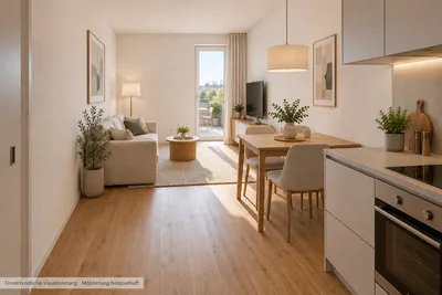 2-Zimmer-Wohnung mieten in Wien – 48 m², € 1.278 – Bild 2 von 4