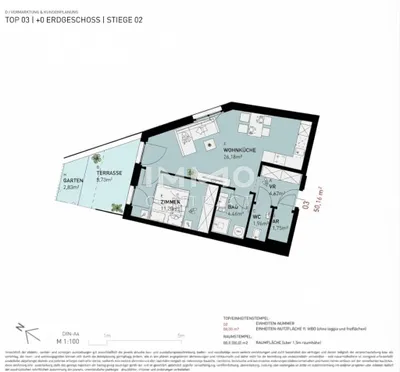2-Zimmer-Wohnung kaufen in Mödling – 50,16 m², € 242.500 – Bild 8 von 8