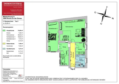 3-Zimmer-Wohnung mieten in Krems an der Donau – 89,66 m², € 849 – Bild 16 von 16