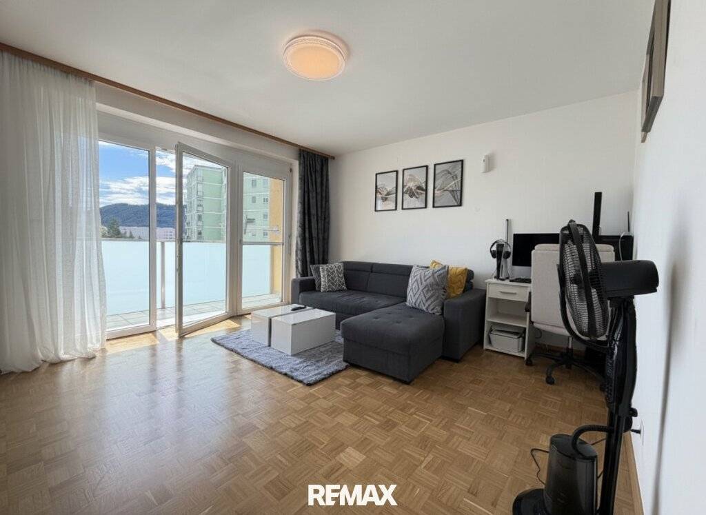 Vermietete helle 3-Zimmer-Wohnung mit zwei Loggien & schönem Ausblick | Ruhige Lage in Graz-Lend - Ansicht 2