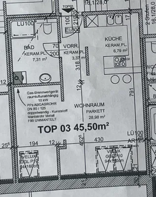 1-Zimmer-Wohnung mieten in Mödling – 45,5 m², € 797 – Bild 7 von 7