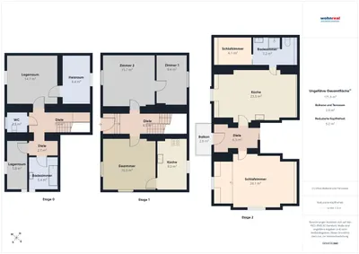 6-Zimmer-Haus kaufen in Sankt Veit an der Glan – 120 m², € 115.000 – Bild 40 von 40
