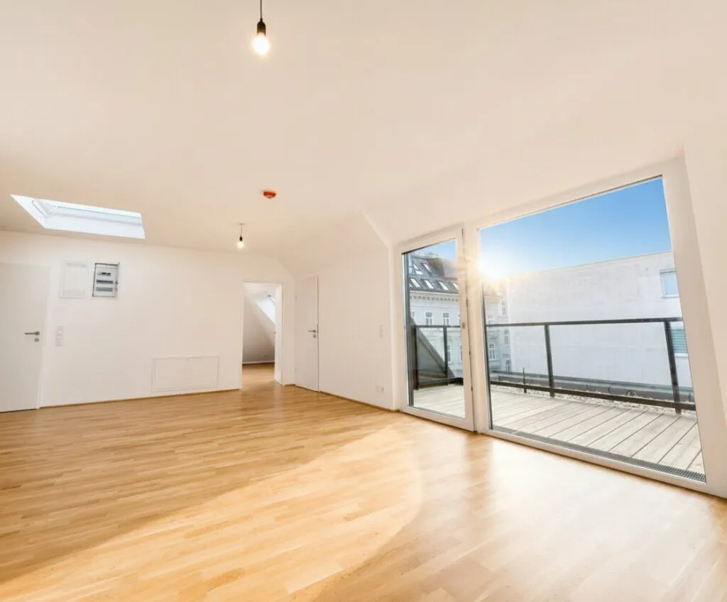 Traumhafter Weitblick über Wien - Neubauwohnung mit 2 Terrassen und durchdachter Raumaufteilung! - Ansicht 3