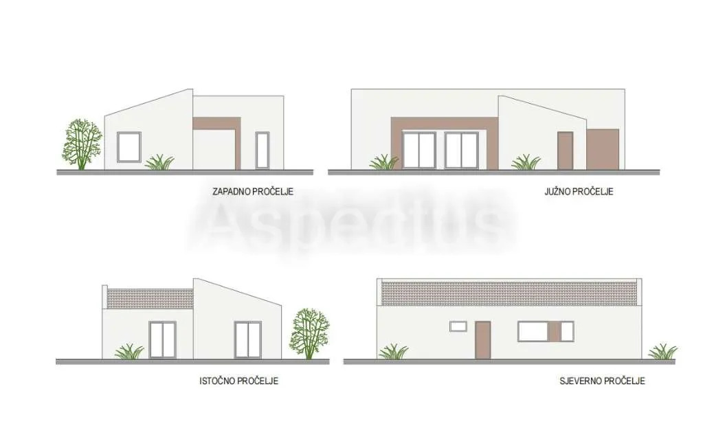 Baugrundstück mit Baugenehmigung für ein Einfamilienhaus, nahe Pula | Istrien, Valtura - Ansicht 3