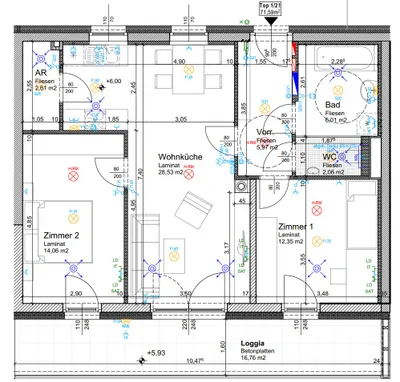 3-Zimmer-Wohnung mieten in Scheibbs – 71,59 m², € 638 – Bild 2 von 16