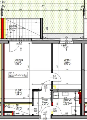 2-Zimmer-Wohnung mieten in Bruck an der Leitha – 49,77 m², € 589 – Bild 2 von 2