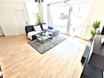 Dachterrassentraum mit Blick über Wien - Provisionsfrei - voll möbliert - inklusive Garage - 47m2 Terrasse - hochwertiger Neubau in bester Lage – Bild 3