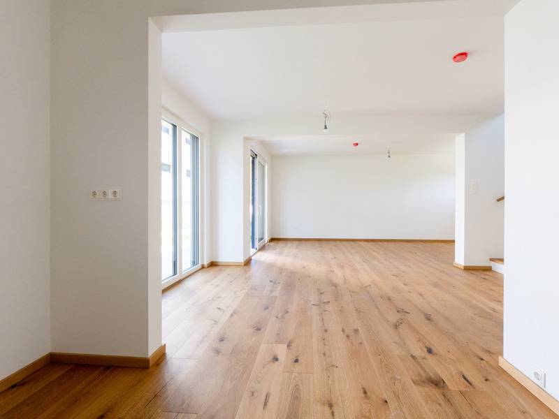 Modernes Doppelhaus zwischen Neuer Donau und Erholungsgebiet Marchfeldkanal. Ertsbezug - Ansicht 2