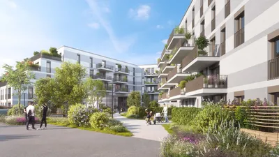 NEUBAU ERSTBEZUG: Moderne 2-Zi-Wohnung mit KÜCHE und BALKON im 3. Stock, 5min. bis Obere Alte Donau – Bild 3