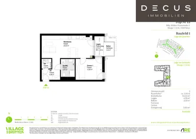 2-Zimmer-Wohnung mieten in Wien – 53,22 m², € 1.229 – Bild 5 von 5