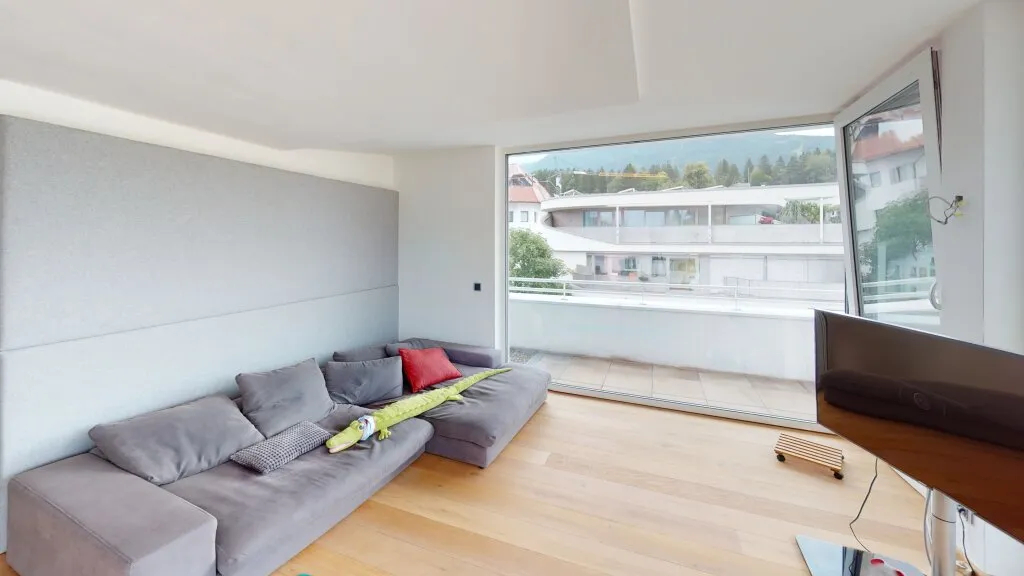 Exklusive Dachgeschosswohnung mit traumhaftem Bergblick in Igls - Widok 3