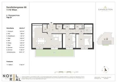 3-Zimmer-Wohnung kaufen in Wien – 85,5 m², € 799.000 – Bild 15 von 15