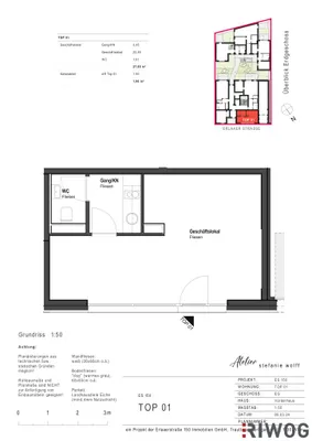 1-Zimmer-Gewerbeimmobilie mieten in Wien – 28 m², € 720 – Bild 28 von 28
