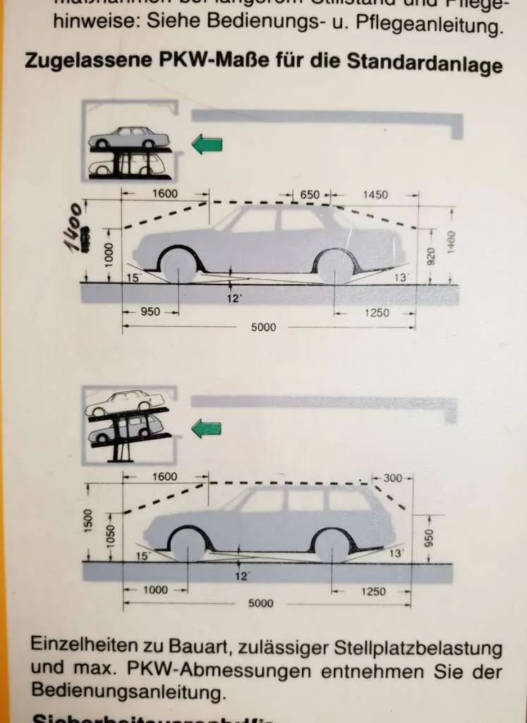 Tiefgaragenbox für 4 Fahrzeuge (jeweils 2 Parkwippen nebeneinander unten und oben) - Wohnhausanlage Beethovengasse 4-6, 2500 Baden - Ansicht 3